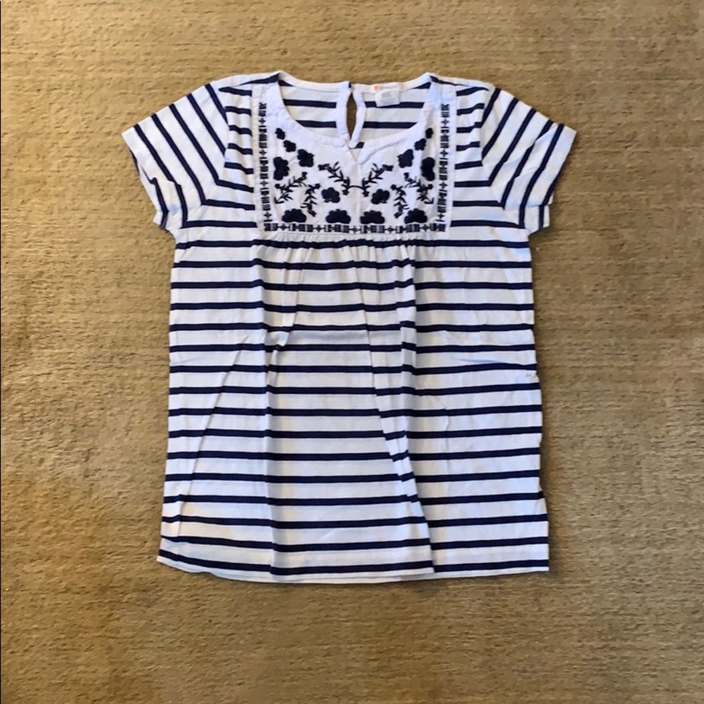Crewcuts Girls Embroidered T-Shirt